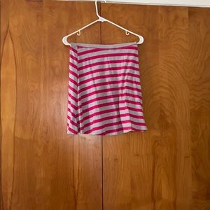 Thigh length tshirt skirt